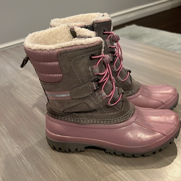 Lands End Kids Expedition Waterproof Insulated Snow Boots - Picture 2 of 6